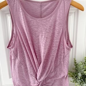 Lululemon Sleeveless Twist-Front Tank Top in Dusty Mauve 4
